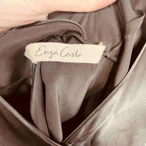 Enza Costa Silk Satin Nuit Maxi Dress - Picture 4 of 10